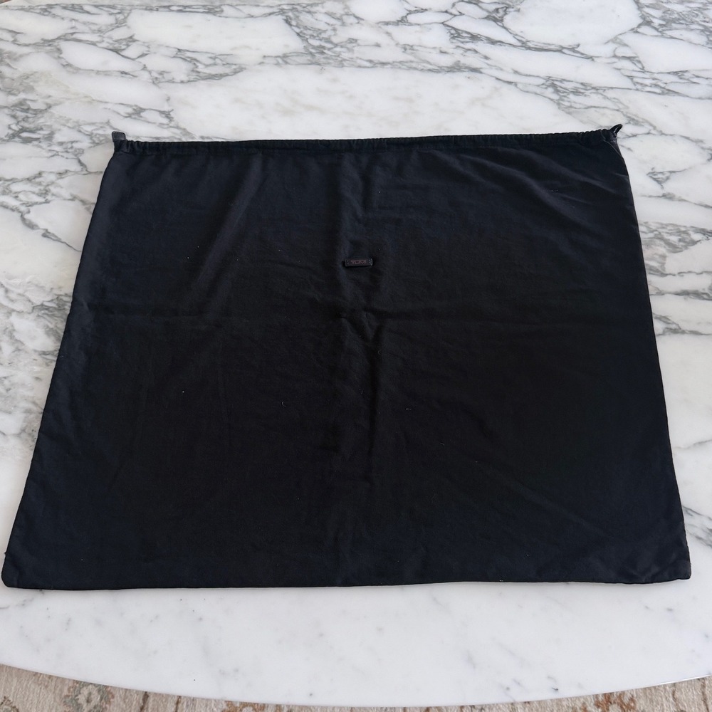 Tumi Black Drawstring Dust Bag Storage Cover for Handbags Shoes 28.5"x24.5"